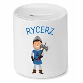 Skarbonki - SKARBONKA DLA DZIECI SYNA CÓRKI RYCERZ PREZENT z Nadrukiem ze Zdjęciem - miniaturka - grafika 1