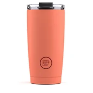 Zestawy naczyń dla dzieci - Cool Bottles Kubek termiczny 550 ml Triple cool Pastel Coral - miniaturka - grafika 1