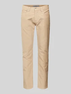 Spodnie sztruksowe o kroju tapered fit model ‘Lyon’ - Spodnie męskie - miniaturka - grafika 1