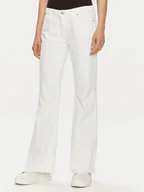 Spodnie damskie - Tommy Jeans Jeansy Sophie DW0DW17556 Biały Flare Fit - miniaturka - grafika 1