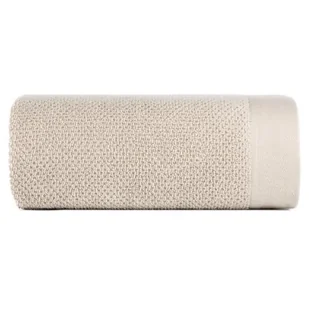 Ręcznik 70x140 Riso beżowy z efektem ryżowym frotte 550 g/m2 Eurofirany - Ręczniki - miniaturka - grafika 1