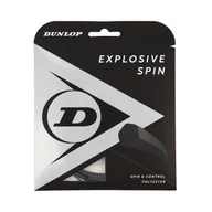 Tenis ziemny - Naciąg tenisowy Dunlop  Explosive Spin Black 1.25 Set (12 m) - miniaturka - grafika 1