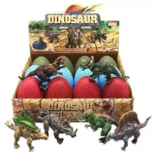 Dinozaur do składania w jajku MIX - Trifox - Figurki dla dzieci - miniaturka - grafika 1