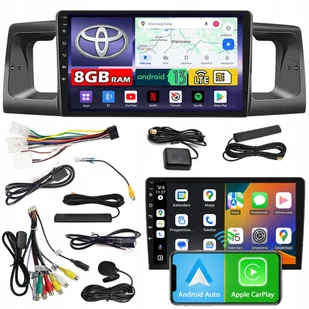 Radio samochodowe NCS ZQ9 TOYOTA COROLLA E12 2001-2007 Android 8GB LTE - Radia samochodowe - miniaturka - grafika 1