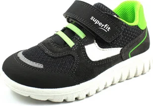 Superfit Sport 7 Mini buty dziecięce chłopięce niskie buty na rzepy szare rekreacyjne, rozmiar buta: 24 EU - Buty dla chłopców - miniaturka - grafika 1