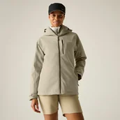 Kurtki i kamizelki sportowe damskie - Regatta Kurtka damska przeciwdeszczowa Birchdale III Brązowy, Rozmiar: 34 - miniaturka - grafika 1