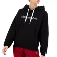 Bluzy sportowe damskie - Champion Organic Cotton Blend Script Logo Hoodie > 114461-KK001 - miniaturka - grafika 1