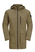Płaszcze damskie - Jack Wolfskin Norden Port Parka płaszcz szary oliwkowy XXL - miniaturka - grafika 1