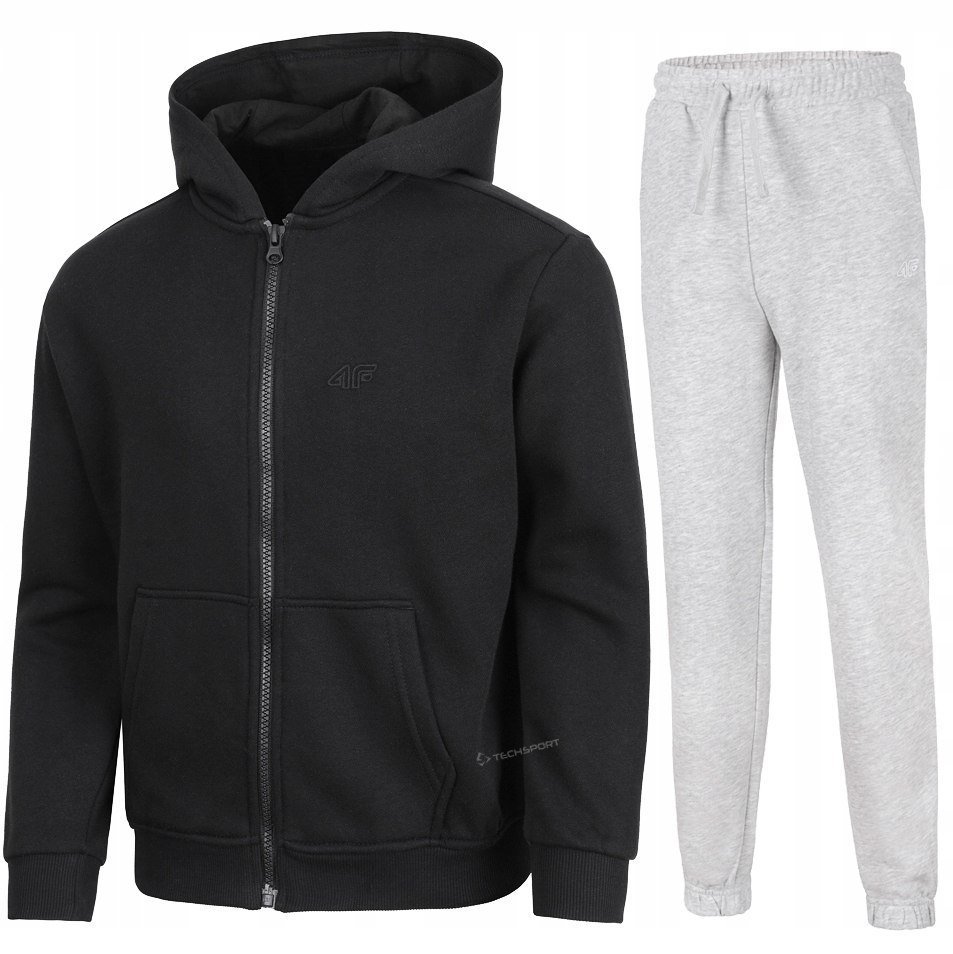 4F CHĹOPIÄCY DRES KOMPLET BLUZA ROZPINANA SPODNIE / rozm 164