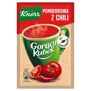 Knorr Gorący Kubek Pomidorowa z chili 18 g - Zupy w płynie - miniaturka - grafika 1