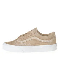 Vans Skórzane sneakersy "Old Skool" w kolorze beżowym - Trampki damskie - miniaturka - grafika 1
