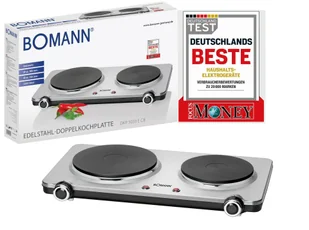 Kuchenka elektryczna Kuchenka elektryczna dwupalnikowa Bomann DKP 5033 E CB - Kuchenki elektryczne - miniaturka - grafika 8