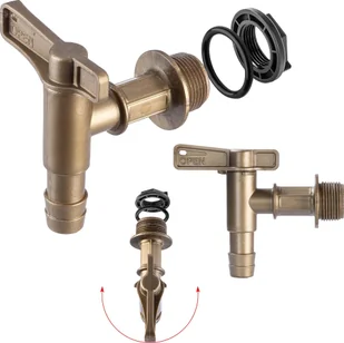 Kadax Kranik Do Zbiornika Kran Zawór Złączka 3/4 DeSzczownica Beczka Na Pojemnik - Inne akcesoria do nawadniania - miniaturka - grafika 1