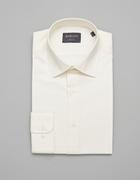 Koszule męskie - koszula simeria 00376 długi rękaw ecru slim fit - miniaturka - grafika 1