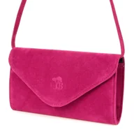 Torebki damskie - Różowa Damska Torebka Kopertówka Mała Beltimore W19 : Kolory - Różowy - miniaturka - grafika 1