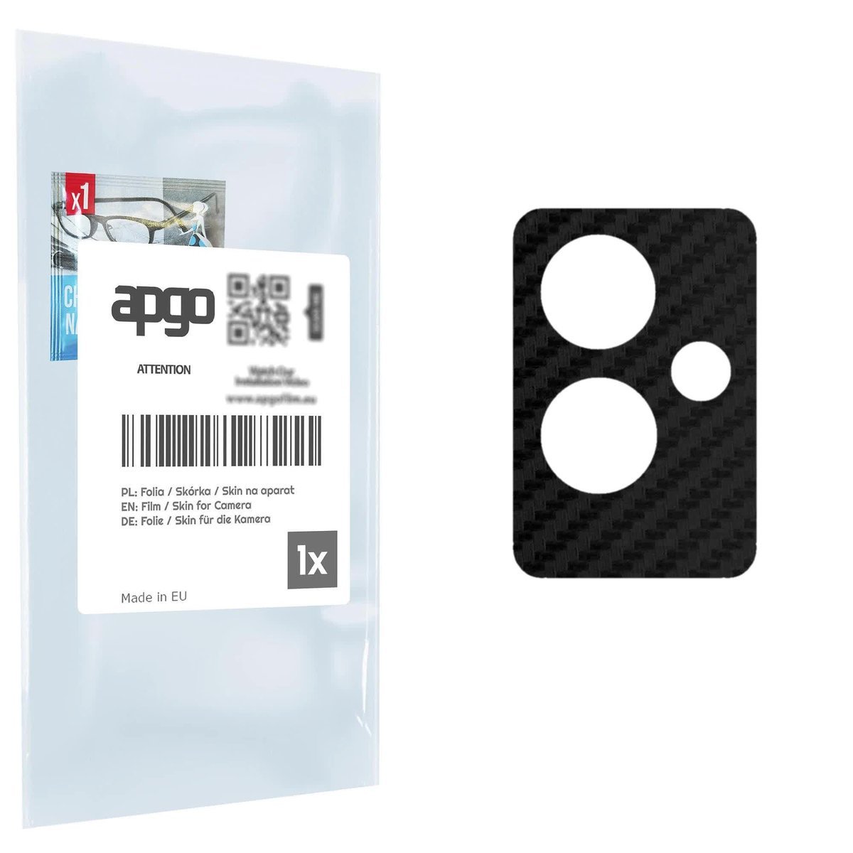 Folia naklejka skórka strukturalna na wyspę aparatu do Realme GT6 - różne kolory na kamerę, obiektyw apgo SKINS Lens Protector