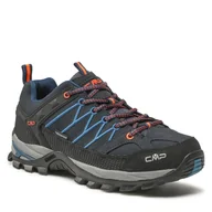 Buty trekkingowe damskie - Trekkingi CMP - Rigel Low Trekking Shoes Wp 3Q13247 B.Blue/Flash Orange 27NM - miniaturka - grafika 1