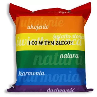 Torba impregnowana, tęcza LGBT Hasła - Torby szkolne - miniaturka - grafika 1
