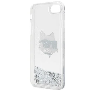 Karl Lagerfeld KLHCI8LNCHCS iPhone 7/8/ SE 2020/2022 srebrny/silver hardcase Glitter Choupette Head - Etui i futerały do telefonów - miniaturka - grafika 7