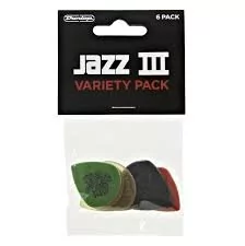 Jim Dunlop PVP103 Jazz III zestaw kostek do gry na gitarze, 6 szt. PVP103 - Kostki gitarowe - miniaturka - grafika 1