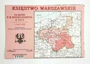 USŁUGI KARTOGRAFICZNE I WYDAWANIE MAP KARTOGRAFIA KSIĘSTWO WARSZAWSKIE - Atlasy i mapy - miniaturka - grafika 1