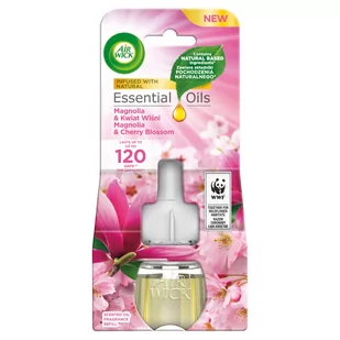 Air Wick Essential Oils wkład do elektrycznego odświeżacza Magnolia i Kwiat Wiśni 19ml - Odświeżacze powietrza - miniaturka - grafika 1