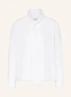 Bluzki damskie - Pepe Jeans Bluzka Z Wiązaniem Pod Szyją Karyma weiss - miniaturka - grafika 1