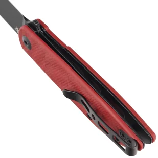 Nóż składany Sencut Bocll II Burgundy G10, Black Stonewashed D2 by Brad Zinker (S22019-3) - Noże - miniaturka - grafika 5