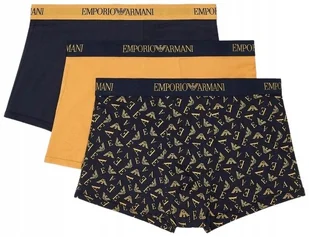EMPORIO ARMANI UNDERWEAR ORYGINALNE BOKSERKI MĘSKIE 3-PACK BOX XL - Majtki męskie - miniaturka - grafika 1