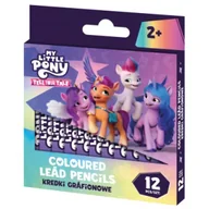 Kredki, ołówki, pastele i pisaki - Astra Kredki grafionowe My Little Pony 7/85 mm 12 kolorów - miniaturka - grafika 1