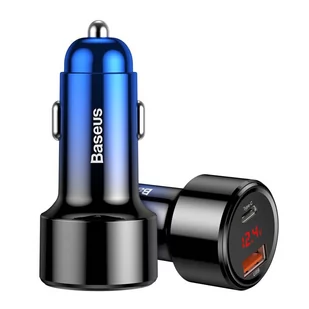 Baseus Magic Series PPS - ładowarka samochodowa Quick Charge 4.0+ / QC3.0 45W 6A niebieski (CCMLC20C-03) - Ładowarki samochodowe - miniaturka - grafika 1