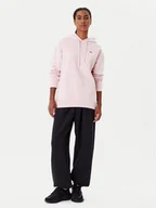 Bluzy damskie - Lacoste Bluza SF7612 Różowy Oversize - miniaturka - grafika 1