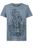 Koszulki męskie - Stockerpoint t-shirt męski isgnaz, szaroniebieski (Rauchblau), L - miniaturka - grafika 1