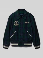 Kurtki i płaszcze dla chłopców - Bomberka z wyhaftowanym logo - miniaturka - grafika 1