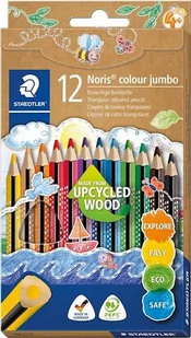 Staedtler Kredki trójkątne Jumbo Noris Colour 12 kolorów - Przybory szkolne - miniaturka - grafika 1