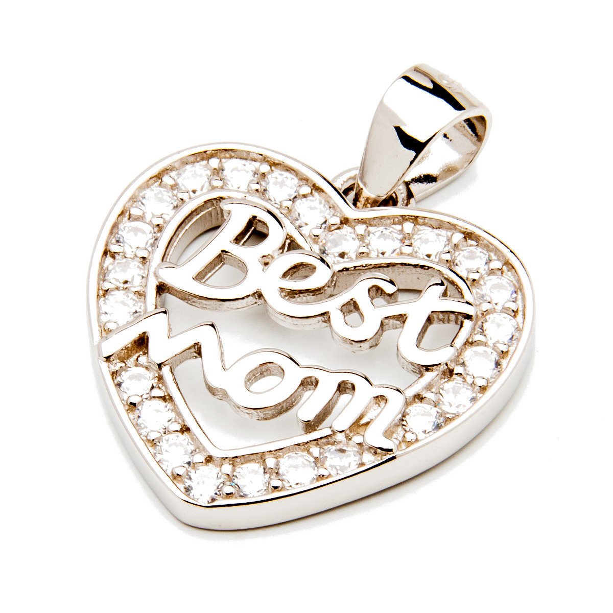 Srebrna zawieszka Najlepsza Mama