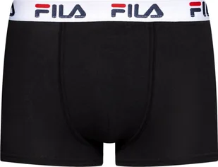 Fila Bokserki Męskie 1-Pack Czarne L - Majtki męskie - miniaturka - grafika 1