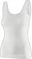 Koszulki sportowe damskie - Brubeck TA1059W Koszulka damska bez rękawów COMFORT MERINO kremowy M - miniaturka - grafika 1