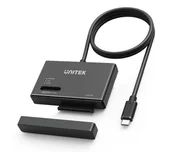 Etui na twarde dyski - Unitek S1232A01-EU USB-C na dyski SATA i M.2 MVMe - miniaturka - grafika 1