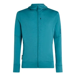 Bluza męska Icebreaker Merino 260 Quantum IV LS Zip Hoodie Topaz XL - Bluzy męskie - miniaturka - grafika 1