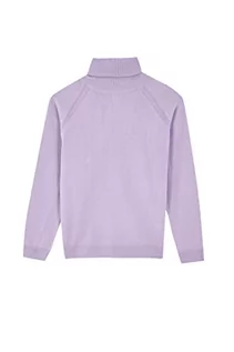 Swetry damskie - DeFacto Sweter z długim rękawem dla dziewczynek - sweter z długim rękawem dla dziewcząt topy (fioletowy, 10/11 Y), Lt.lilac, 10-11 Lata - grafika 1