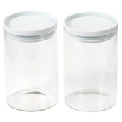 Pojemniki kuchenne - Zestaw dwóch szklanych pojemników do przechowywania, 10 x 15 cm, Kesper - miniaturka - grafika 1