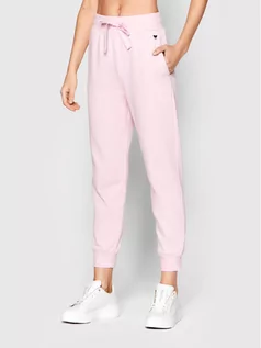 Spodnie sportowe damskie - Weekend Max Mara Spodnie dresowe Manto 57810127 Różowy Regular Fit - grafika 1