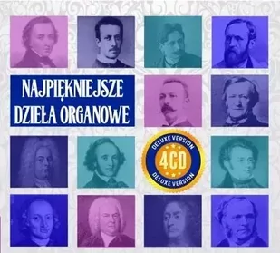 Najpiękniejsze Dzieła Organowe 4CD - praca zbiorowa - Muzyka klasyczna - miniaturka - grafika 1