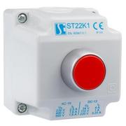 Akcesoria do oświetlenia - Spamel Kaseta sterownicza K1 z przyciskiem STOP SP22K102-1 ST22K102-1 - miniaturka - grafika 1