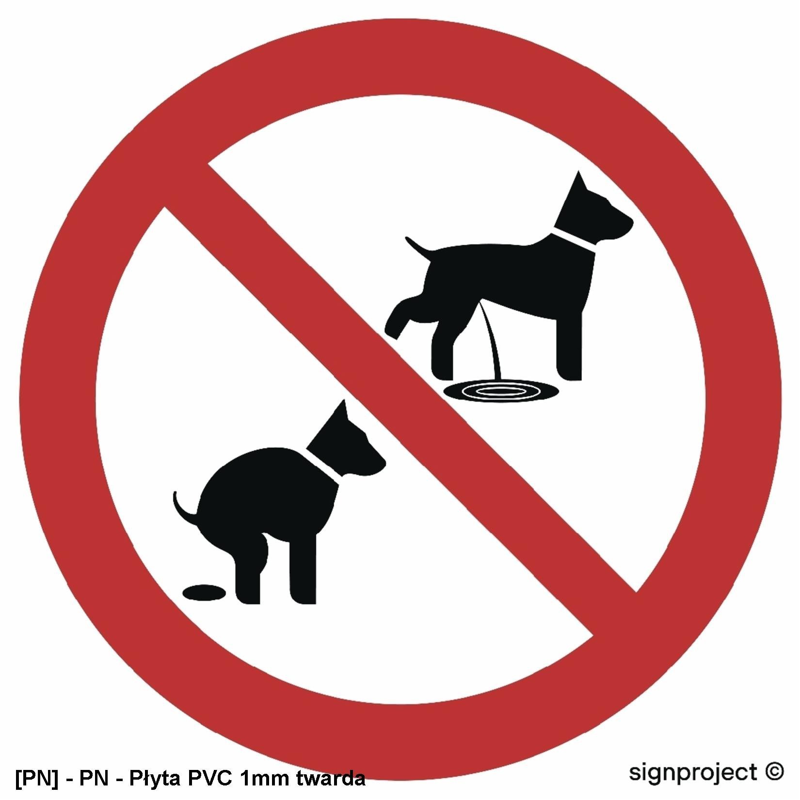 TD Systems NC028 - Zakaz wyprowadzania psów 150x150