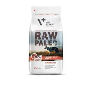 vetexpert Raw Paleo Adult Medium 10 kg - Sucha karma dla psów - miniaturka - grafika 1
