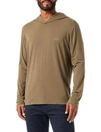 Koszulki męskie - BOSS Męska koszulka z długim rękawem Mix&Match H Loungewear, Open Green362, L - miniaturka - grafika 1