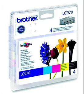 Brother oryginalny ink LC-970VALBP, CMYK, 300s, Brother DCP-135C, 150C, MFC-235C, 260C - Tusze oryginalne - miniaturka - grafika 1