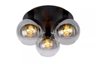 Lampy sufitowe - Lucide Marius 74114/03/30 plafon lampa sufitowa 3x60W E27 czarny - miniaturka - grafika 1